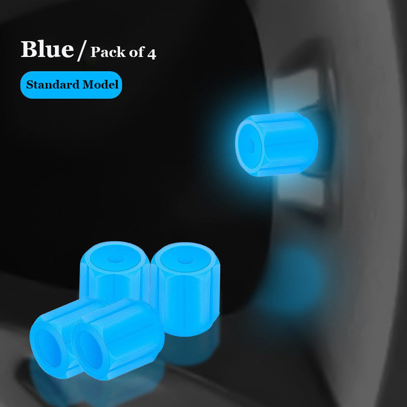 🔥Fluorescerende ventilhetter (pakke med 4)