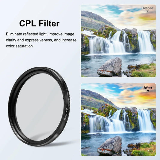 52 mm polarisert smarttelefon