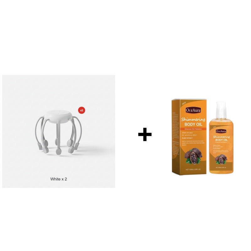 🐙 Få 50 % rabatt nå! 💆♂️ Smart Octopus-hodemassasjeapparat – Avslappende elting, flere moduser, bærbart design