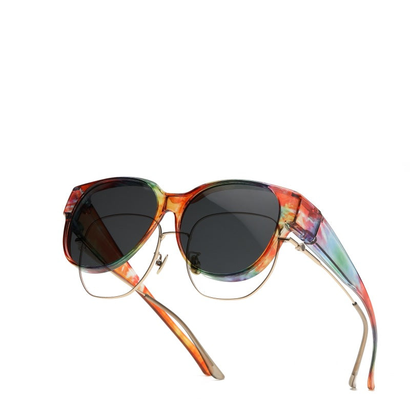 🕶 Nye cat eye-solbriller, store størrelser, polariserte linser, UV400-beskyttelse