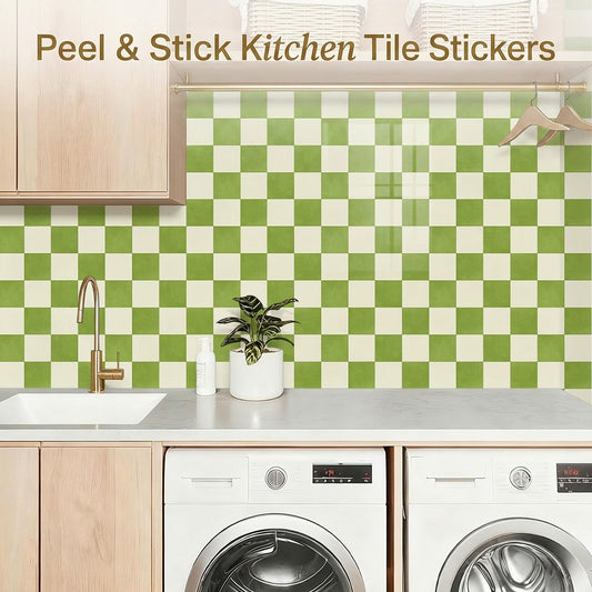 🏠Stickers pour carrelage de cuisine – motif à carreaux, décoration intérieure à faire soi-même