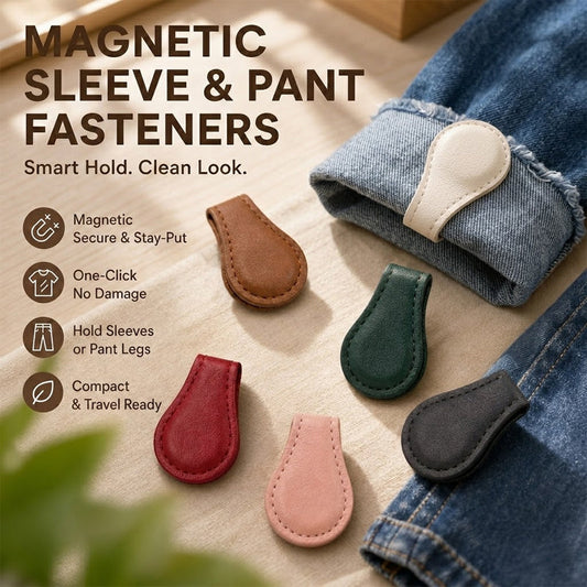 🧲👕 Magnetiske mansjett- og faldjusteringer