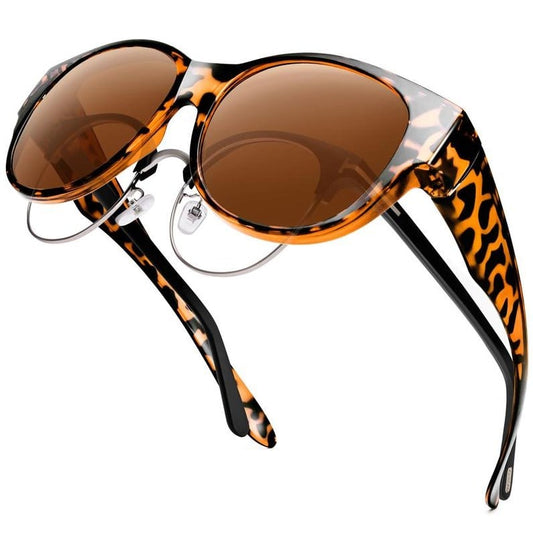 🕶 Nye cat eye-solbriller, store størrelser, polariserte linser, UV400-beskyttelse