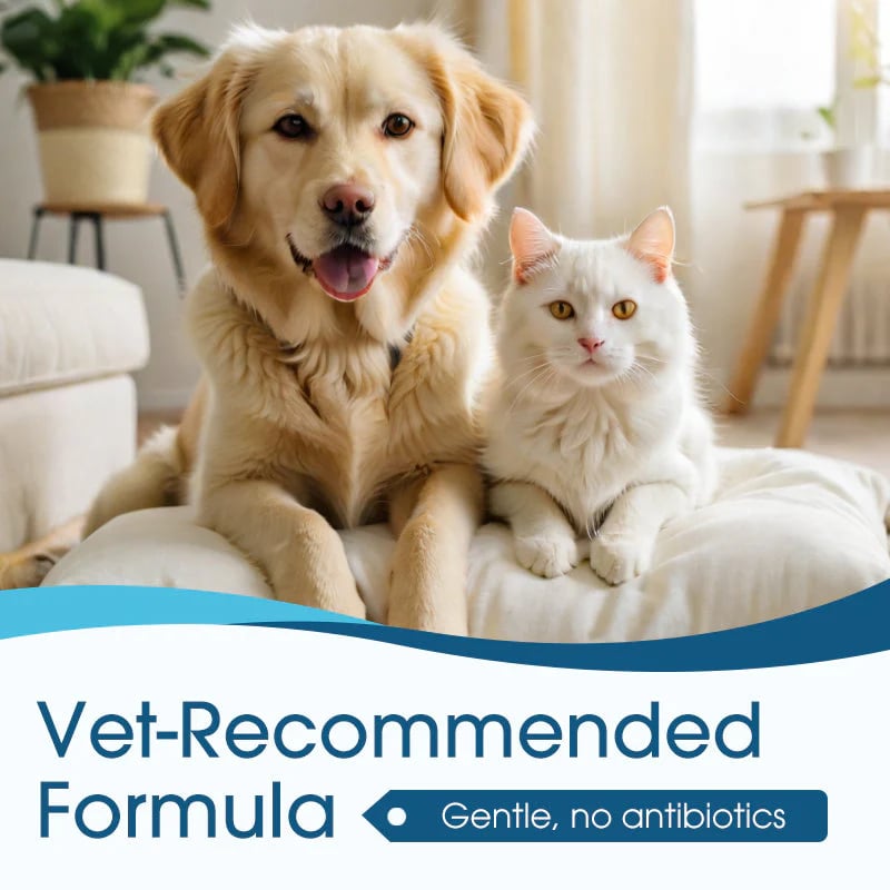 🐶🐱 Ørerensemiddel for å lindre kløe i øret hos katter og hunder