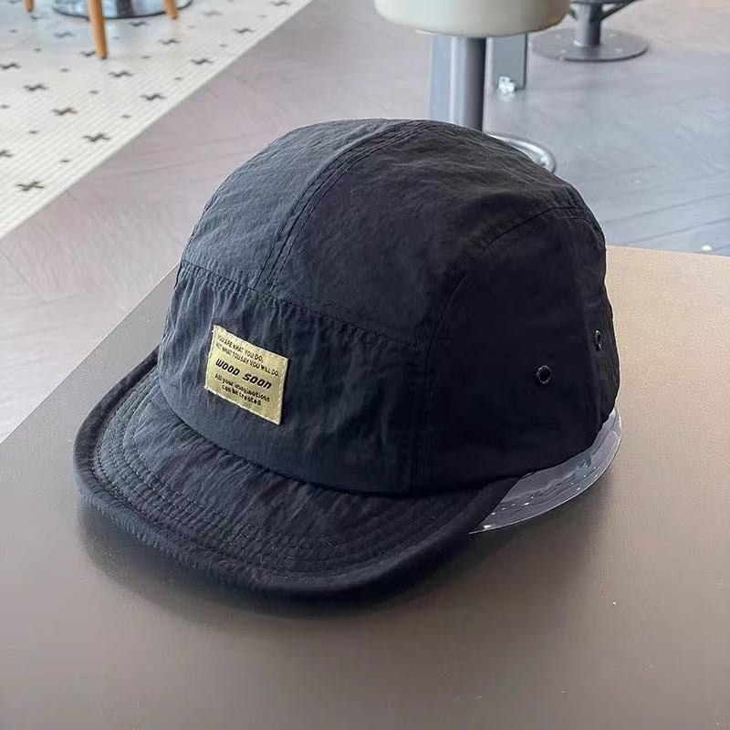 🧢 Retro japansk baseballcaps med trykknapper i gatestil, lett