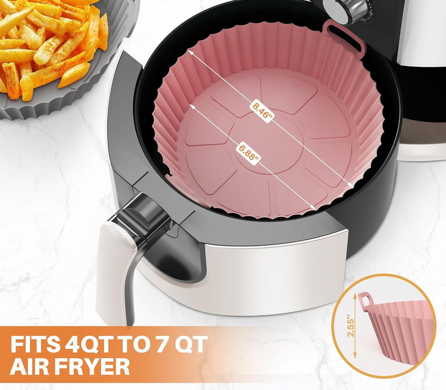 🔥Silikon stekebrett til airfryer🍟