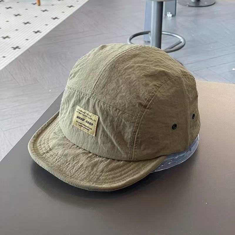 🧢 Retro japansk baseballcaps med trykknapper i gatestil, lett