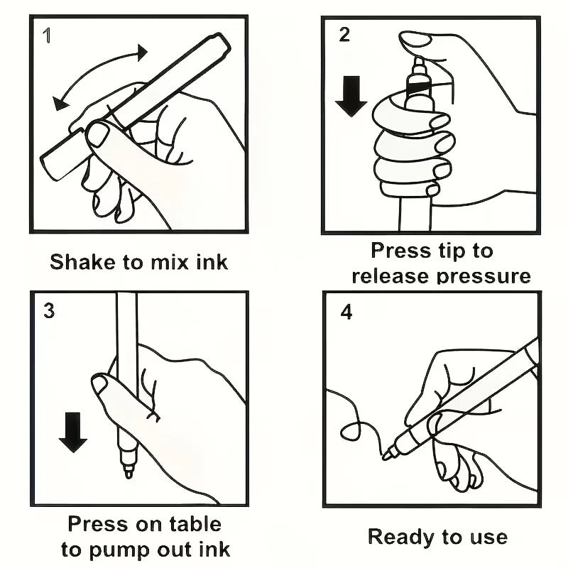 🐦En gullpenn som brukes til å restaurere falmede gravsteinsinnskrifter.