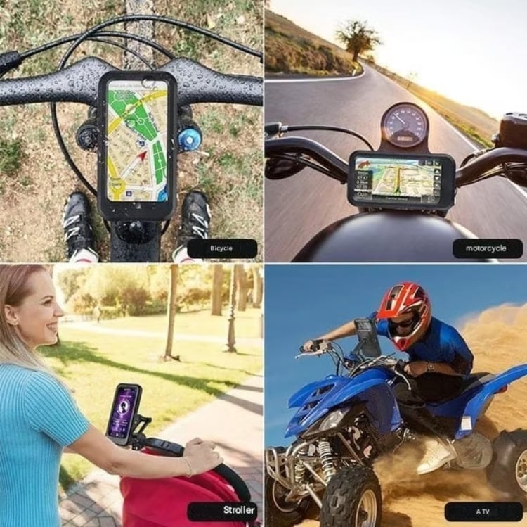 🔥Vanntett telefonholder til sykkel/motorsykkel