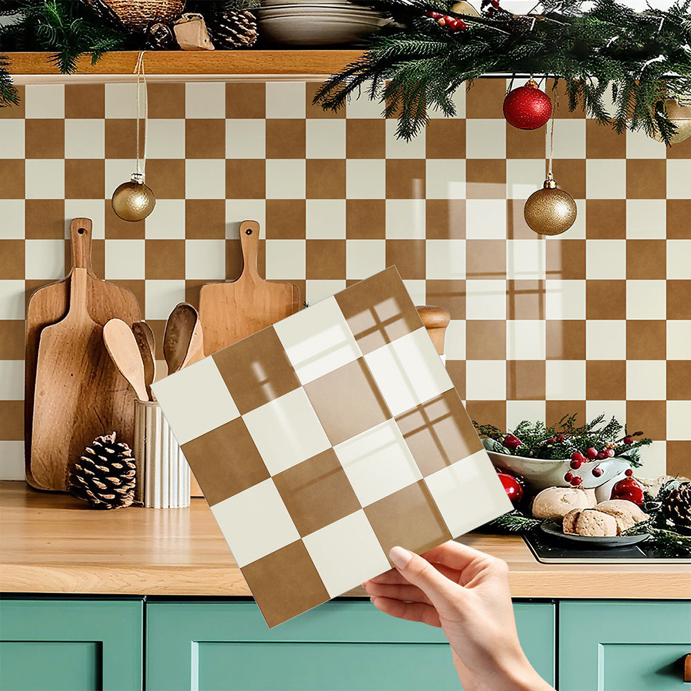 🏠Stickers pour carrelage de cuisine – motif à carreaux, décoration intérieure à faire soi-même