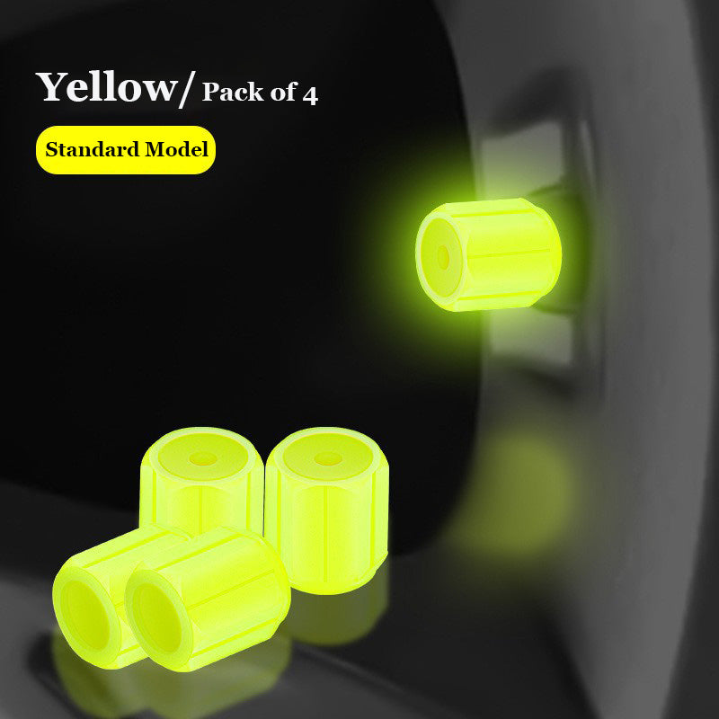 🔥Fluorescerende ventilhetter (pakke med 4)