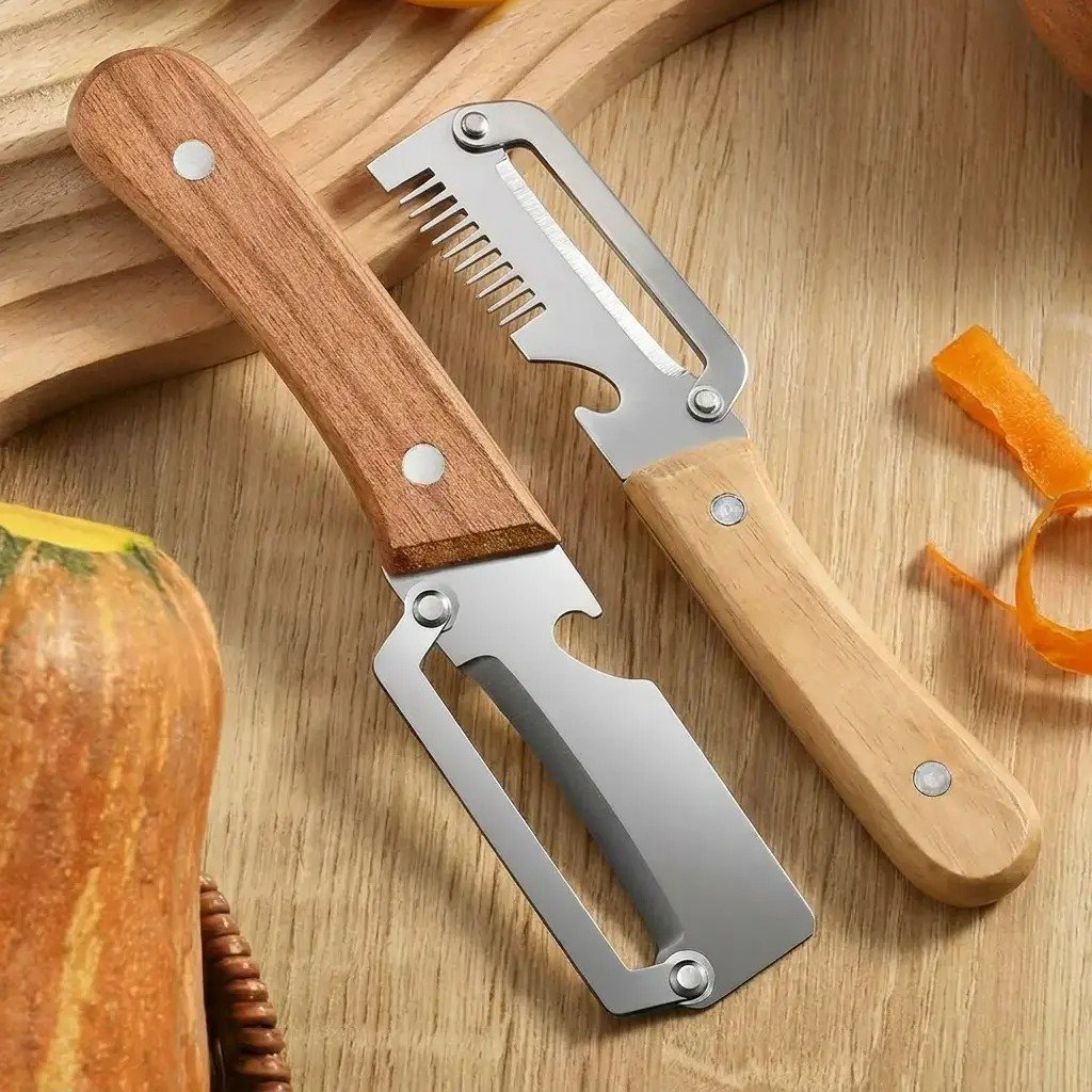 🔥2-pakning multifunksjonelle kjøkkenskrellere🥕