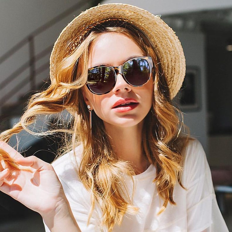 🕶 Nye cat eye-solbriller, store størrelser, polariserte linser, UV400-beskyttelse