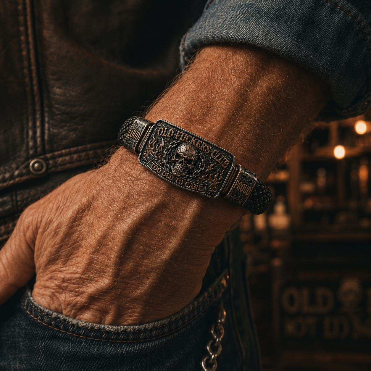 ☠️Gamle guttaklubb og vill frihet🪓 |2026 Limited Edition Vintage Armbånd