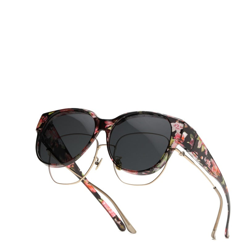🕶 Nye cat eye-solbriller, store størrelser, polariserte linser, UV400-beskyttelse