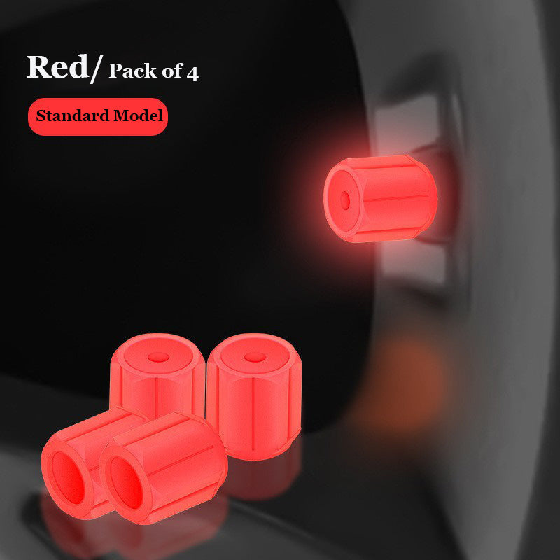 🔥Fluorescerende ventilhetter (pakke med 4)