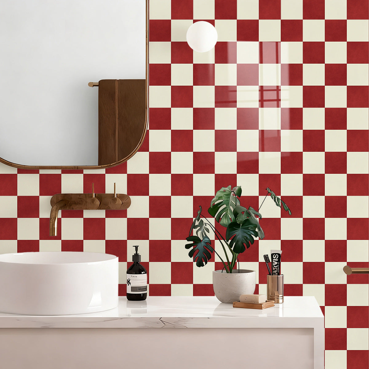 🏠Stickers pour carrelage de cuisine – motif à carreaux, décoration intérieure à faire soi-même