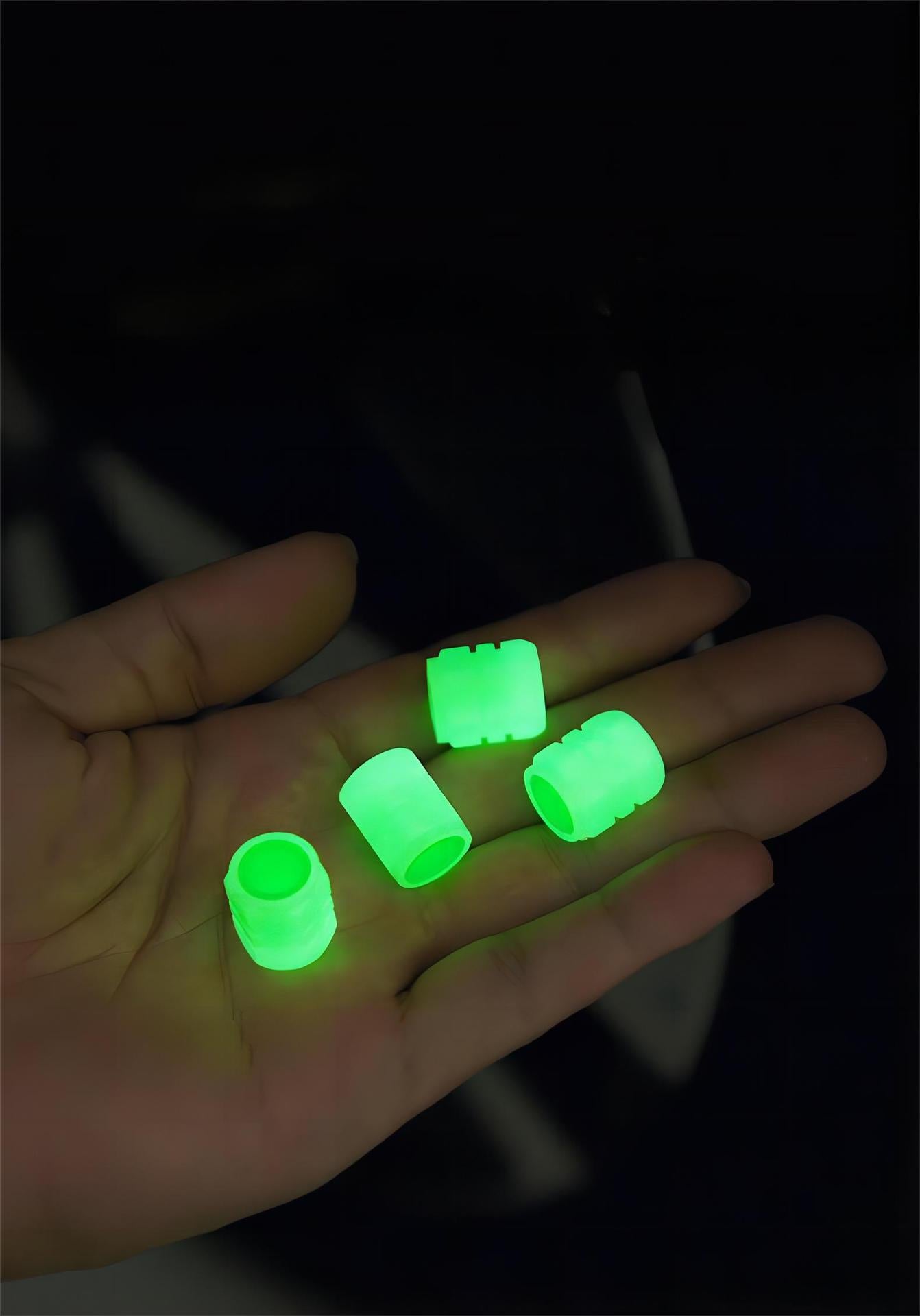 🔥Fluorescerende ventilhetter (pakke med 4)