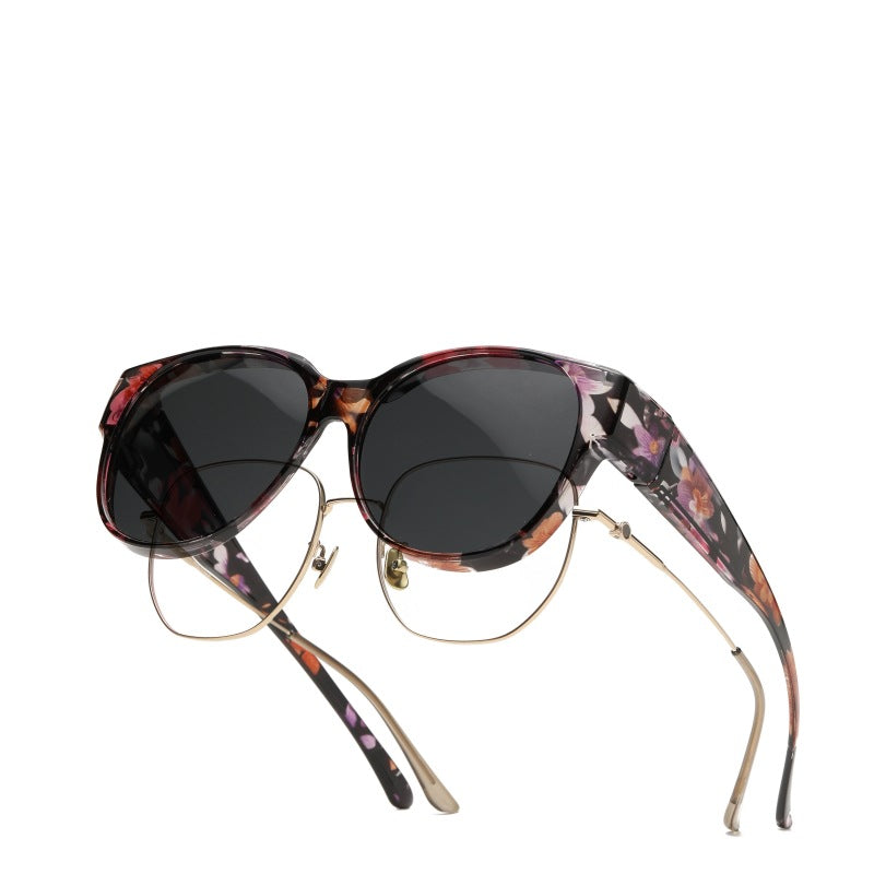 🕶 Nye cat eye-solbriller, store størrelser, polariserte linser, UV400-beskyttelse