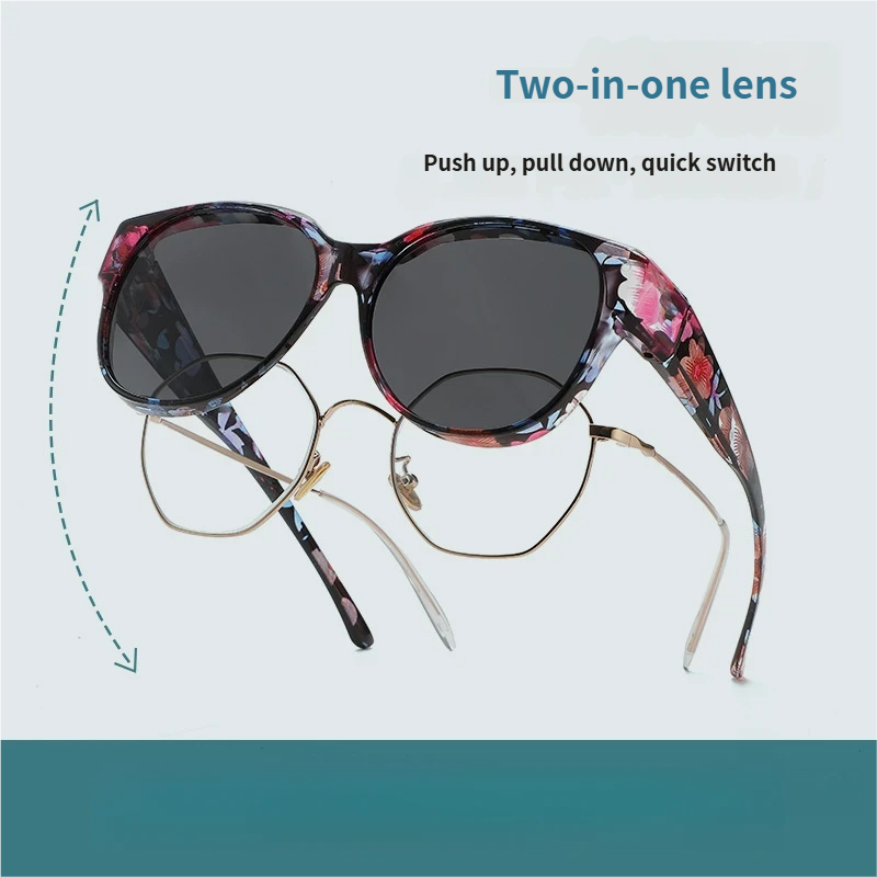 🕶 Nye cat eye-solbriller, store størrelser, polariserte linser, UV400-beskyttelse