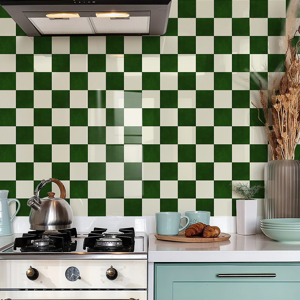 🏠Stickers pour carrelage de cuisine – motif à carreaux, décoration intérieure à faire soi-même