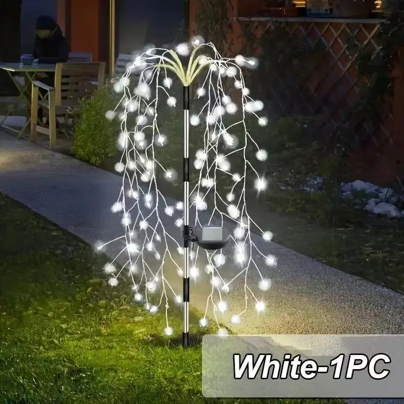 ✨ Solar Garden Lights Outdoor Decor – 120 LEDs, IP55 Waterproof, Easy Install 🌙