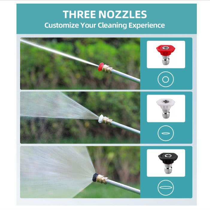 Høytrykksspyler med jetdyse for hageslange