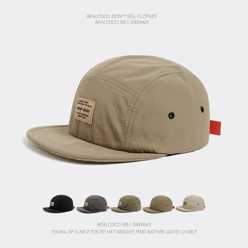 🧢 Retro japansk baseballcaps med trykknapper i gatestil, lett