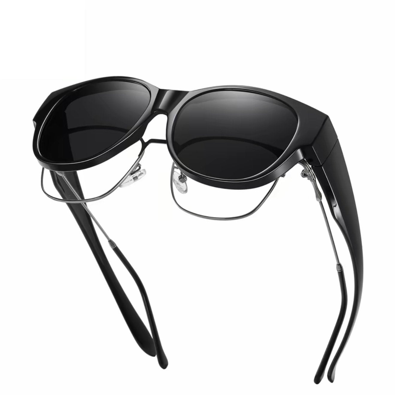 🕶 Nye cat eye-solbriller, store størrelser, polariserte linser, UV400-beskyttelse