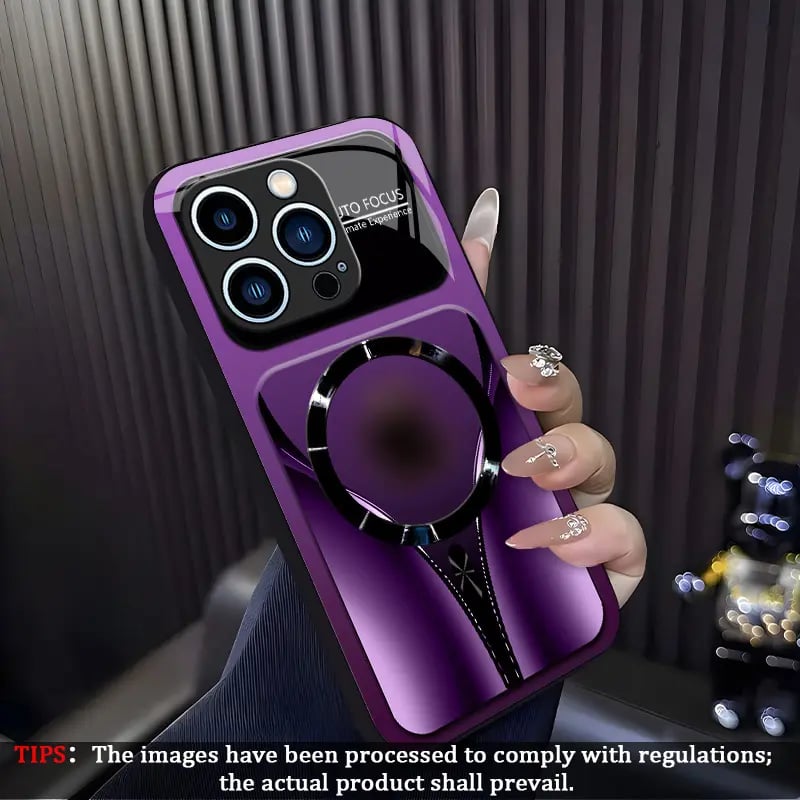 📱✨Slankt, støtsikkert luksuriøst iPhone-deksel (MagnSafe-kompatibelt)