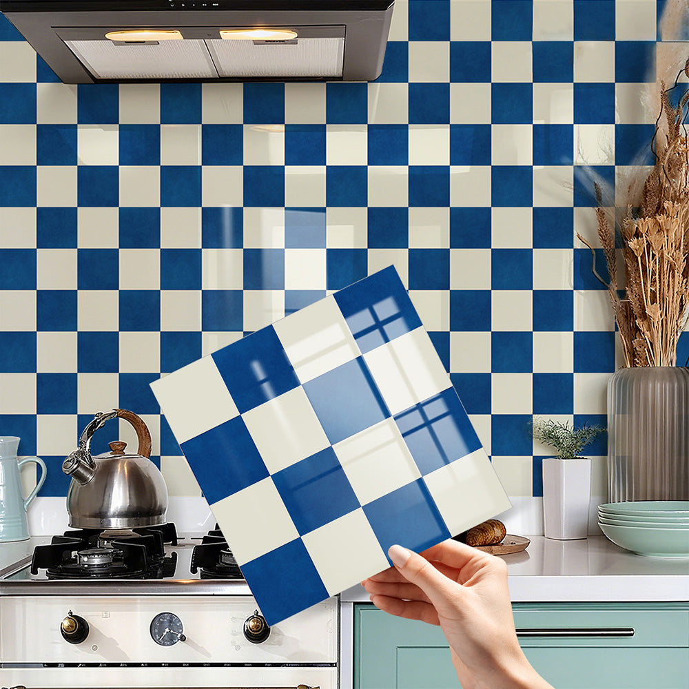 🏠Stickers pour carrelage de cuisine – motif à carreaux, décoration intérieure à faire soi-même