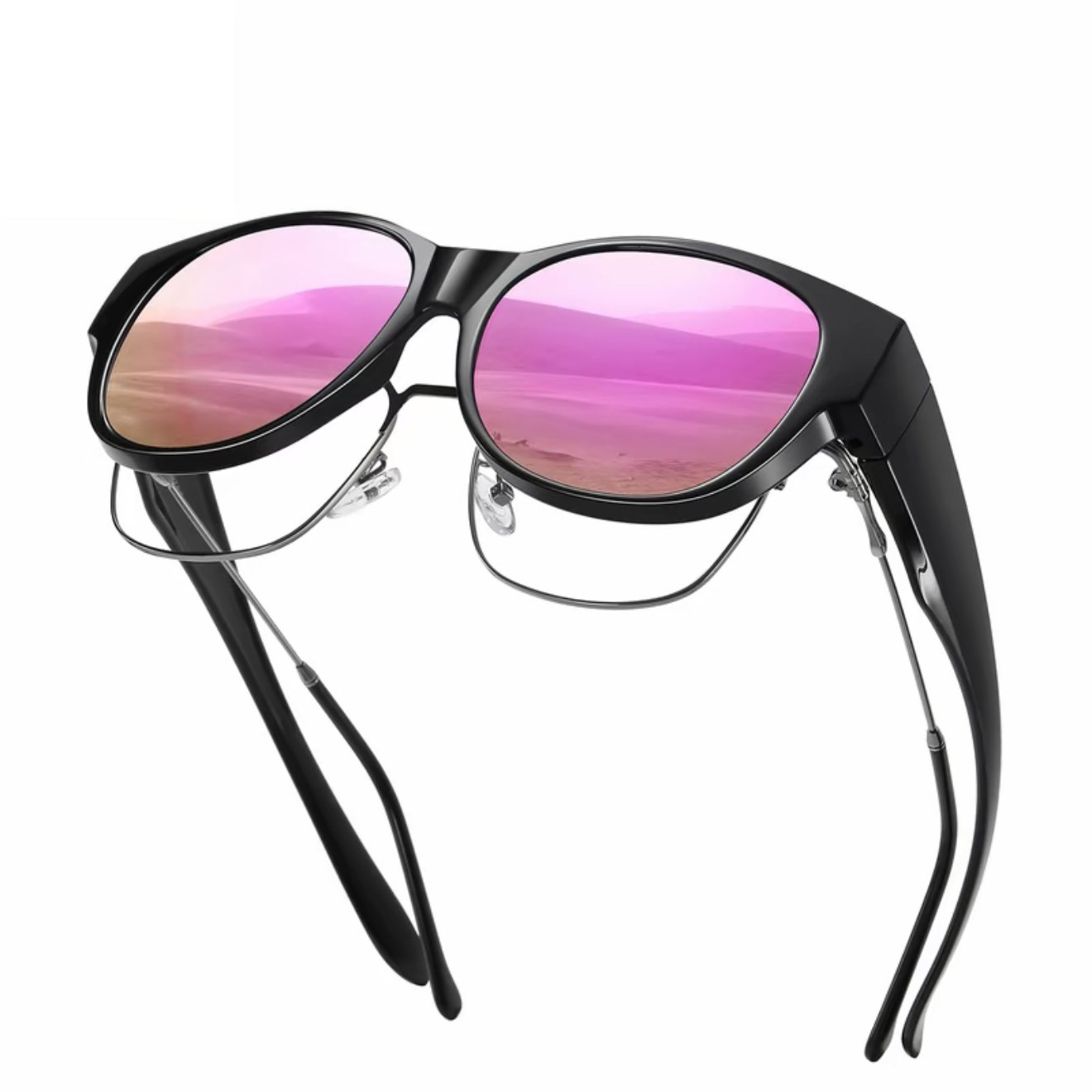 🕶 Nye cat eye-solbriller, store størrelser, polariserte linser, UV400-beskyttelse