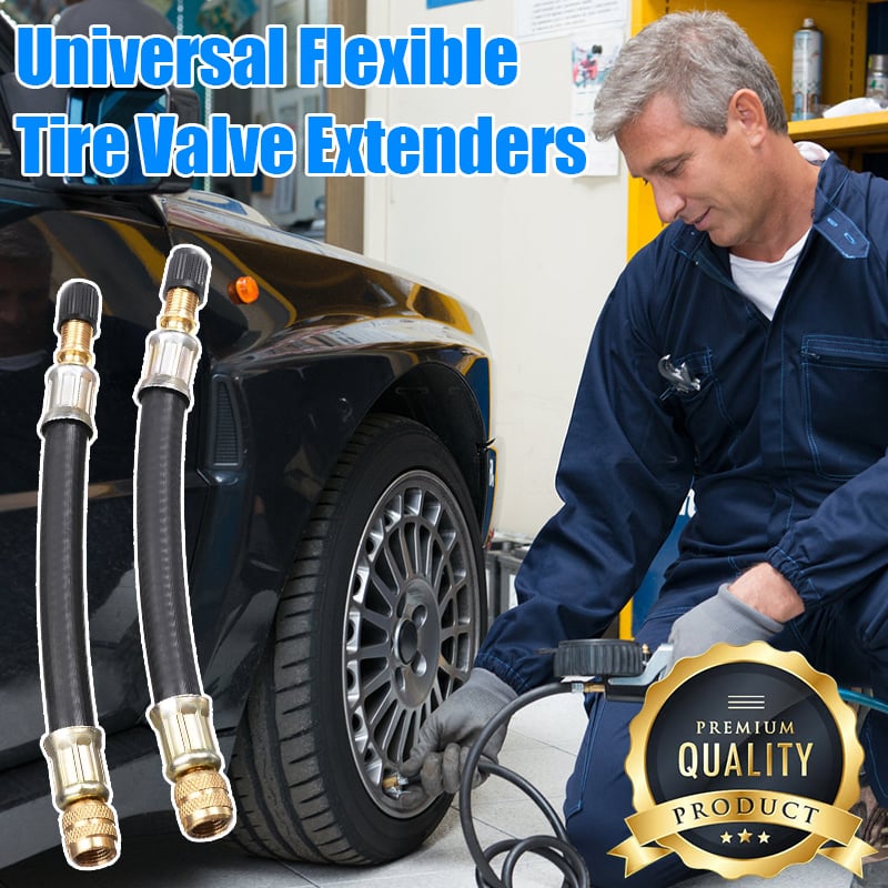 🔥Universal fleksibel dekkventilforlenger, egnet for biler, motorsykler, campingvogner, lastebiler, sykler og scootere.