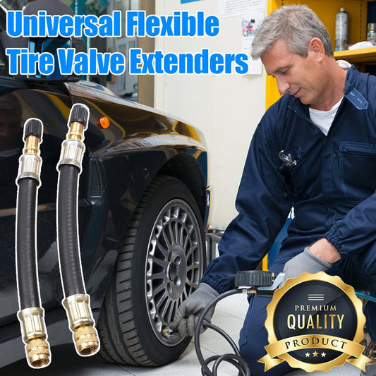 🔥Universal fleksibel dekkventilforlenger, egnet for biler, motorsykler, campingvogner, lastebiler, sykler og scootere.