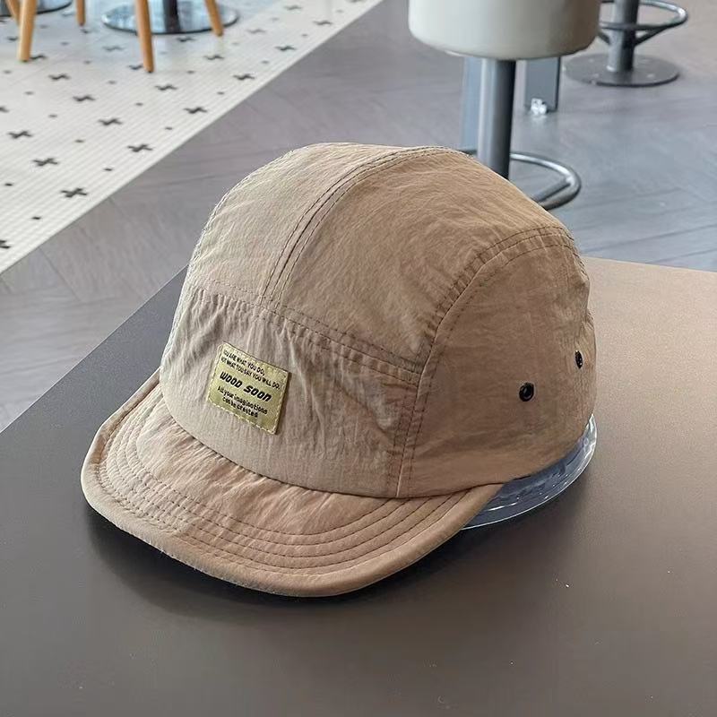 🧢 Retro japansk baseballcaps med trykknapper i gatestil, lett