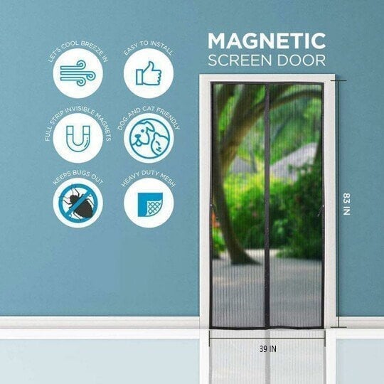 🔥Magnetisk skjermdør