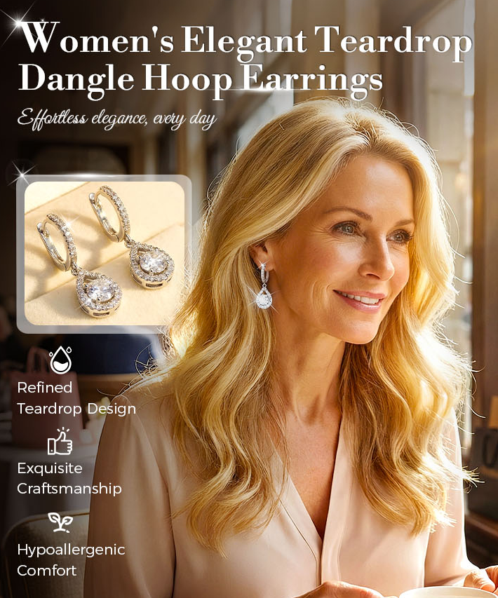 ✨✨Elegante dråpeformede anhengsøreringer