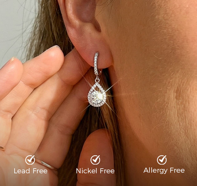 ✨✨Elegante dråpeformede anhengsøreringer