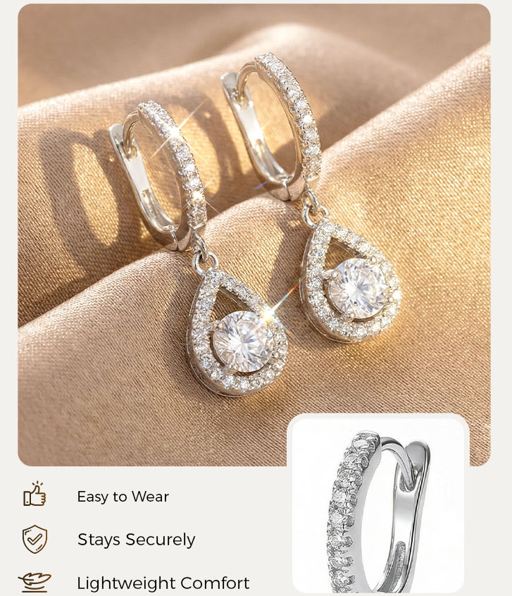 ✨✨Elegante dråpeformede anhengsøreringer