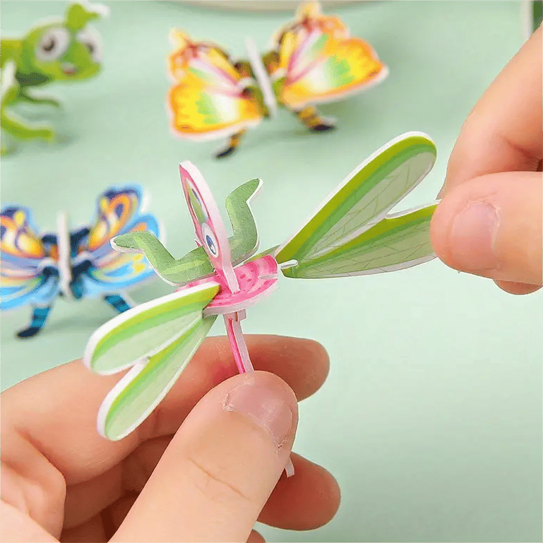 🧩 Tegneseriefigur 3D-puslespill – 57 brikker, fargerike figurer som inspirerer til kreativ læring!🎨