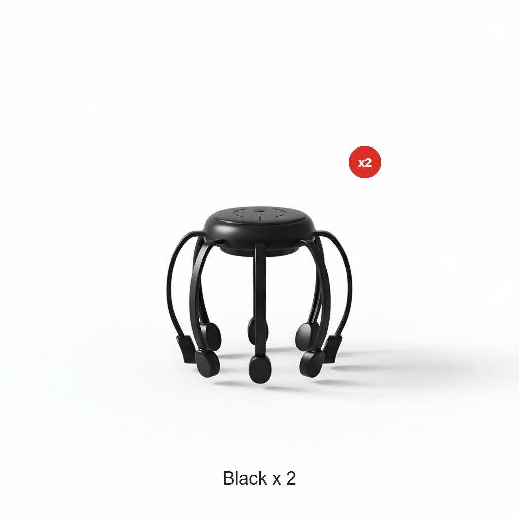 🐙 Få 50 % rabatt nå! 💆‍♂️ Smart Octopus-hodemassasjeapparat – Avslappende elting, flere moduser, bærbart design