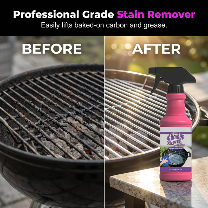 Hurtigvirkende, kraftig fettfjernerspray for grill