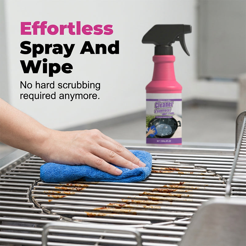 Hurtigvirkende, kraftig fettfjernerspray for grill