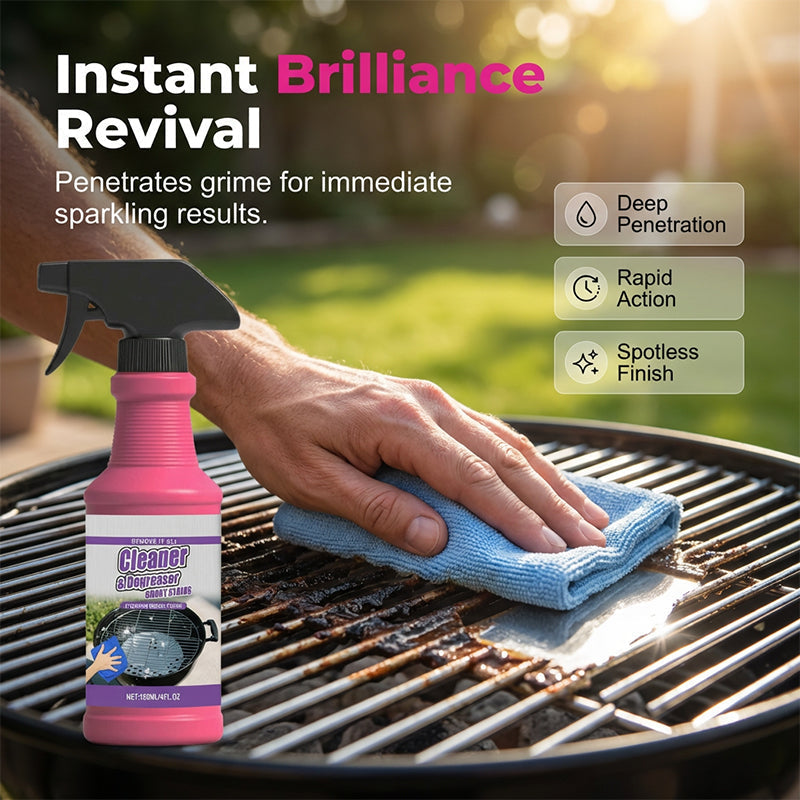 Hurtigvirkende, kraftig fettfjernerspray for grill