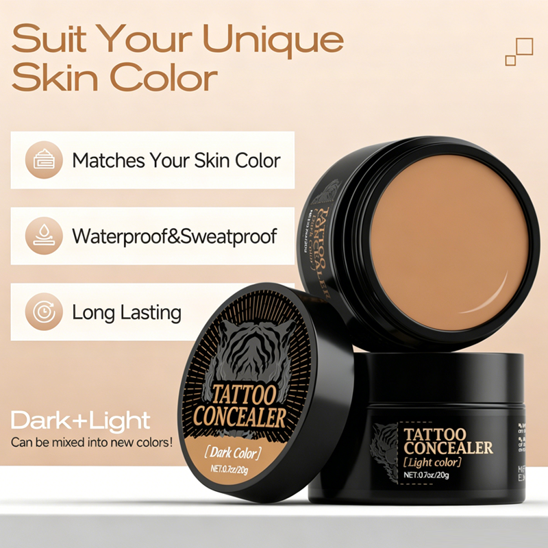 🥳2026 Bestselgende vare🥳💞Over 50 000 solgte enheter! 🎨🛡️ Halv pris! Vanntett concealer – Tofarget formel for presis dekning av arr og fødselsmerker. Svettebestandig og langvarig, bekymringsfri hele dagen. 💪✨